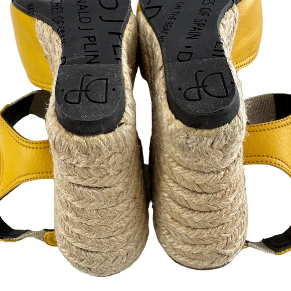 Donald J Pliner Ginny Espadrille Cork Wedge Sandals Size 7M - Picture 12 of 16